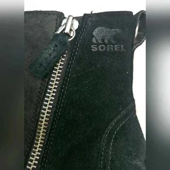 Sorel Black Ankle Boots - Picture 11 of 14